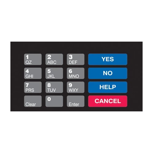 PI OVLY REVISED CRIND KEYPAD - Graphic Overlays & Decals